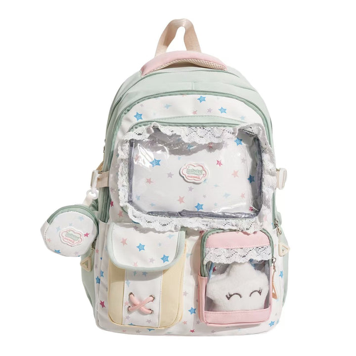 Transparent Front Multi-Compartt Backpack Kalsten