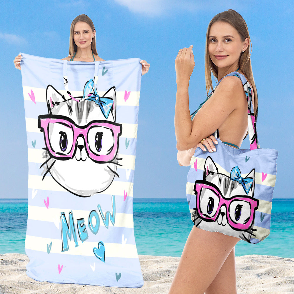 Tote bag in stylish lotus design Kalsten