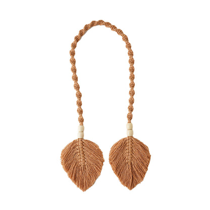 Decorative Macrame Leaf Wall Hanger Acalora