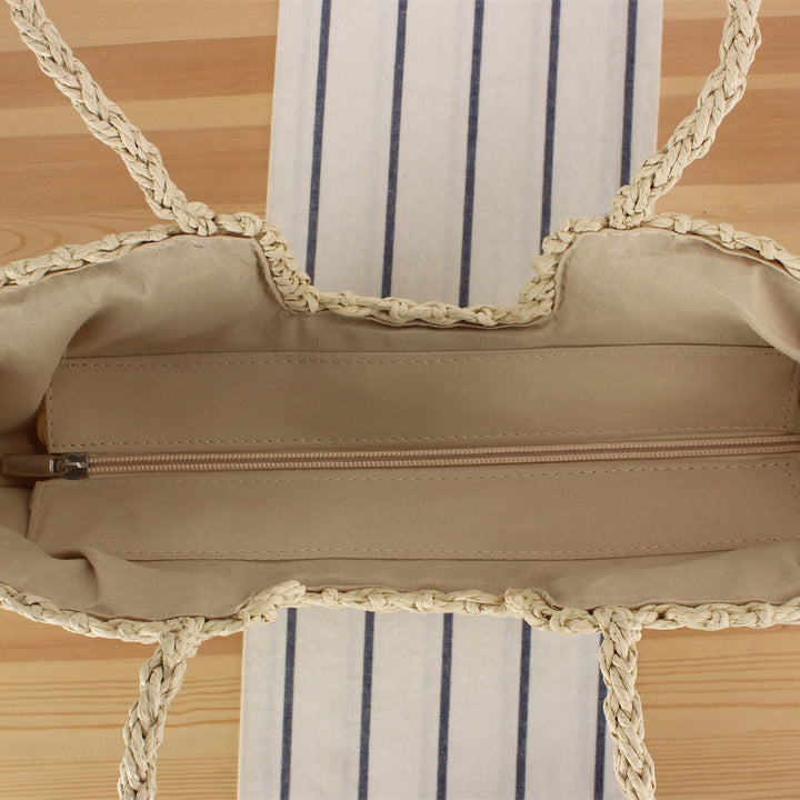 Basket bag with unique woven design Kalsten