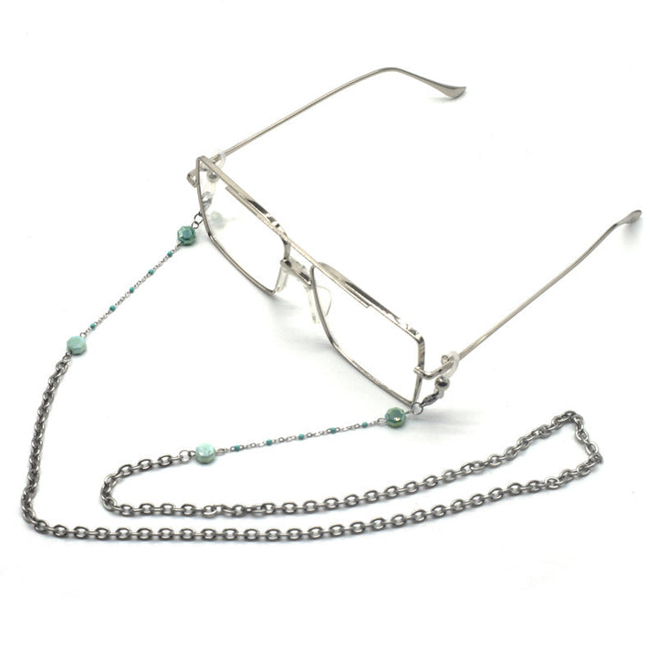 Decorative Chain Necklace with Beaded Accents Kalsten