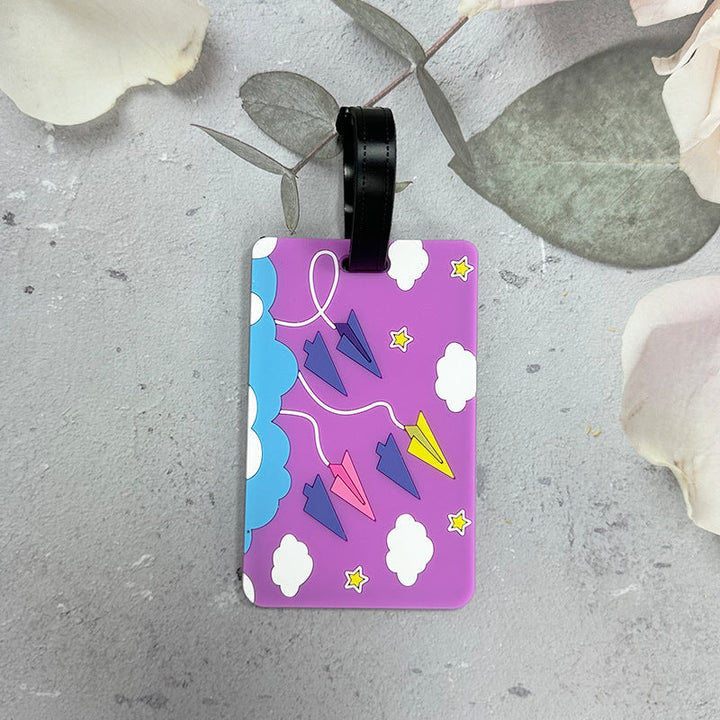 Airplane-Themed Luggage Tag Kalsten