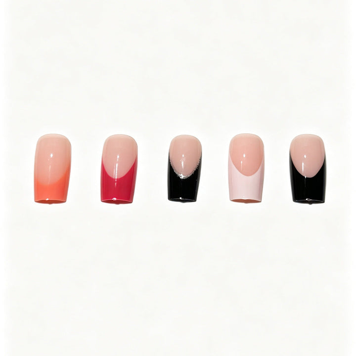 Gradient French Tip Press-On Nail Set Kalsten