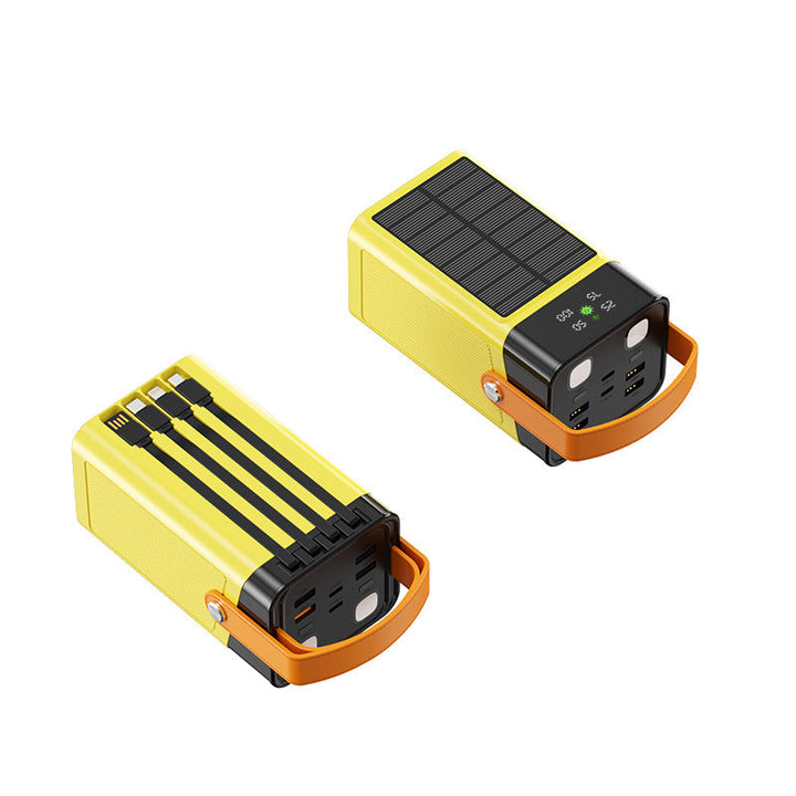 Portable solar power bank with multifunctional ports and LED display Kalsten