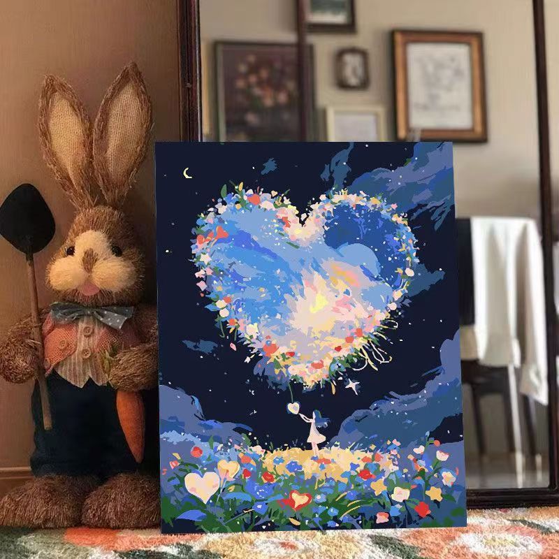 Artistic Heart-Themed Canvas Artwork Kalsten