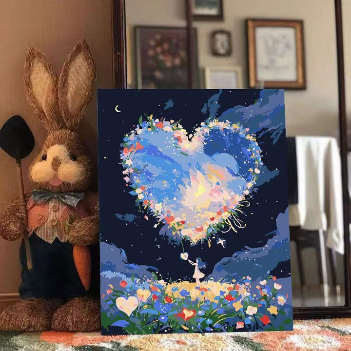 Artistic Heart-Themed Canvas Artwork Kalsten
