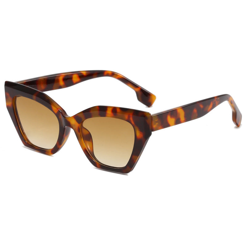 Women’s asymmetrical oversized sunglasses with trendy frame Kalsten