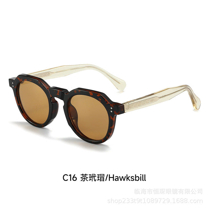 Ladies stylish sunglasses with unique octagonal frame Kalsten