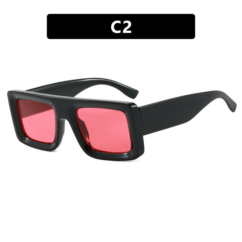 Women's fashionable square sunglasses with sturdy frame and protective lenses Kalsten