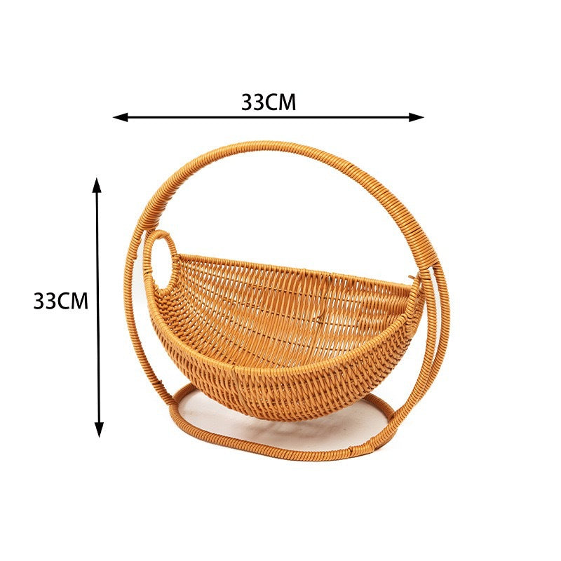 Unisex Designer Storage Basket with Elegant Handles Kalsten