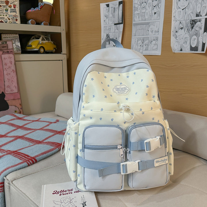 Stylish Star-Patterned Backpack Kalsten