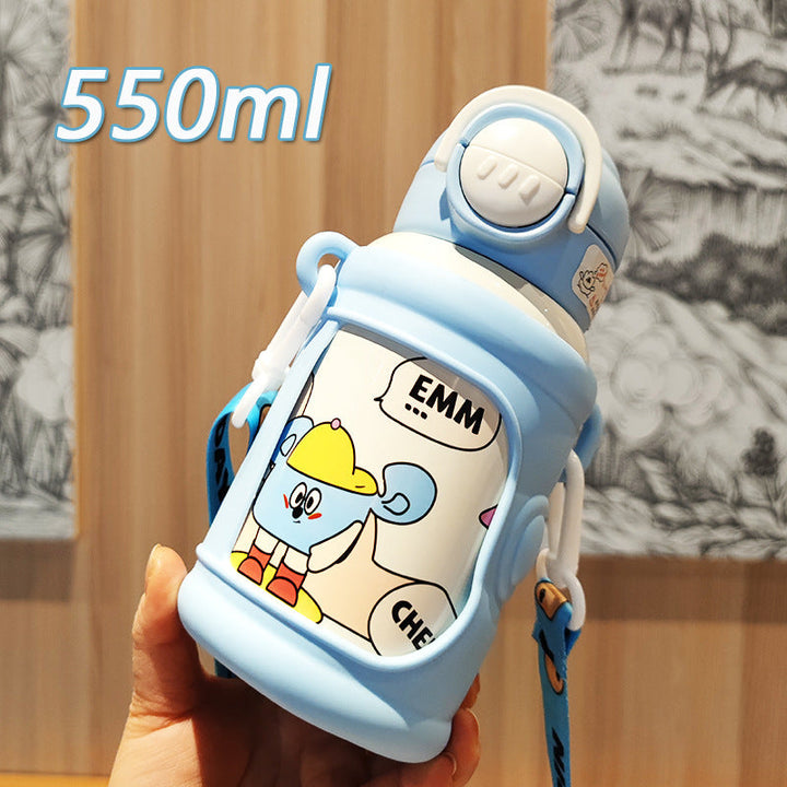 Women’s creative drinking bottle with stable silicone cover Kalsten