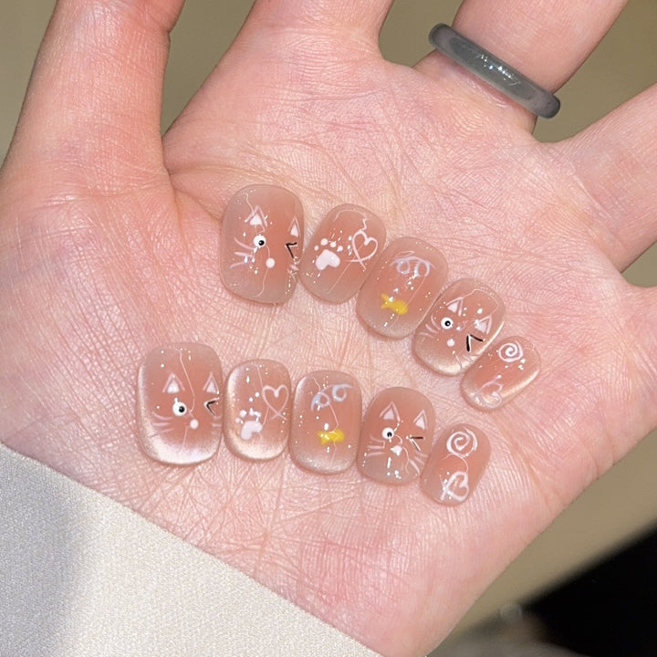 Playful Artificial Nail Design Kalsten