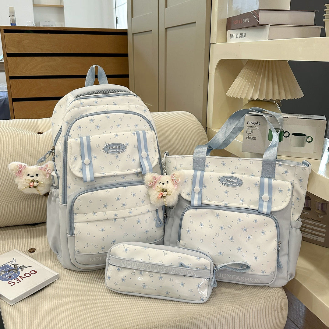 Star Patterned Multi-Functional Backpack Kalsten