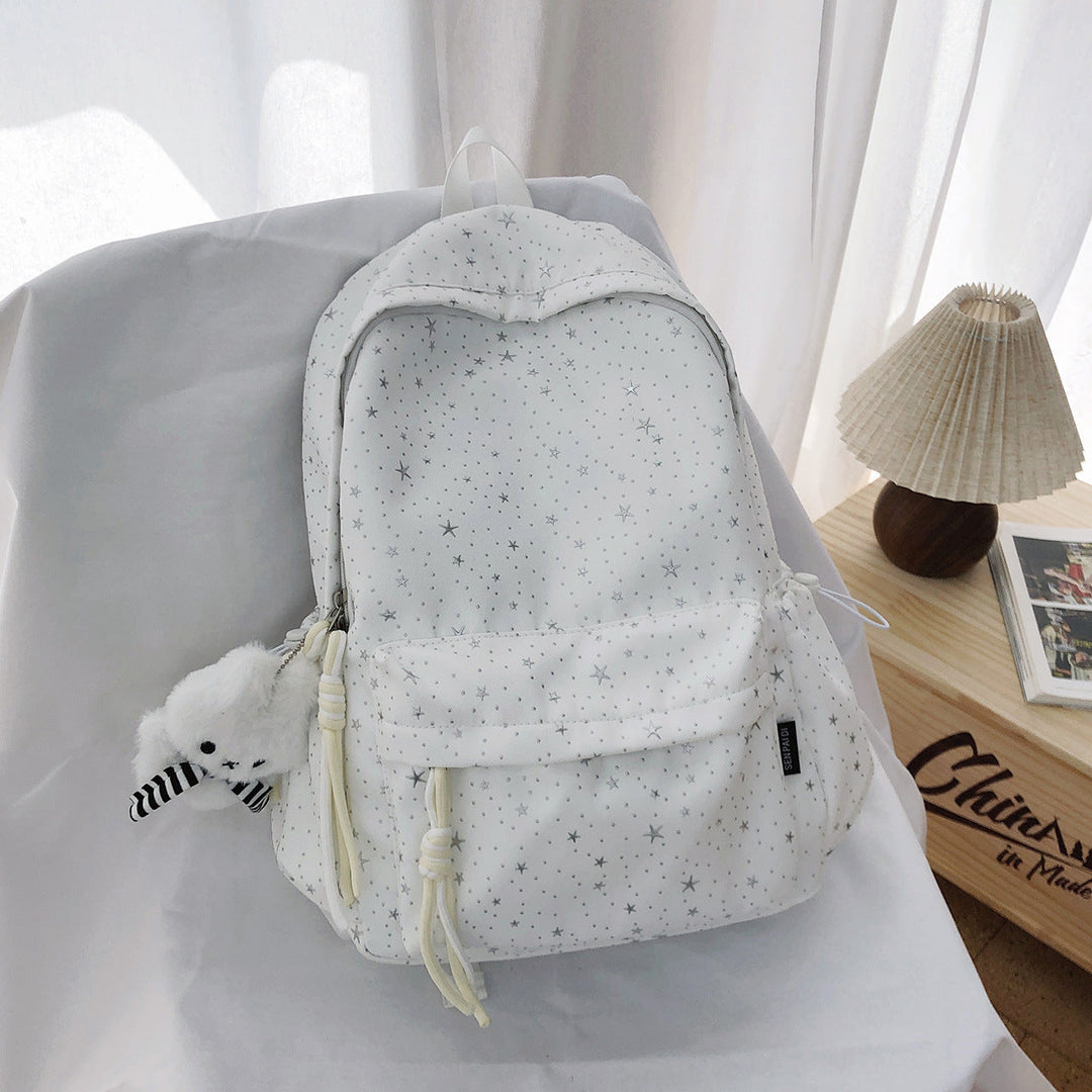 Cute Star Print Backpack