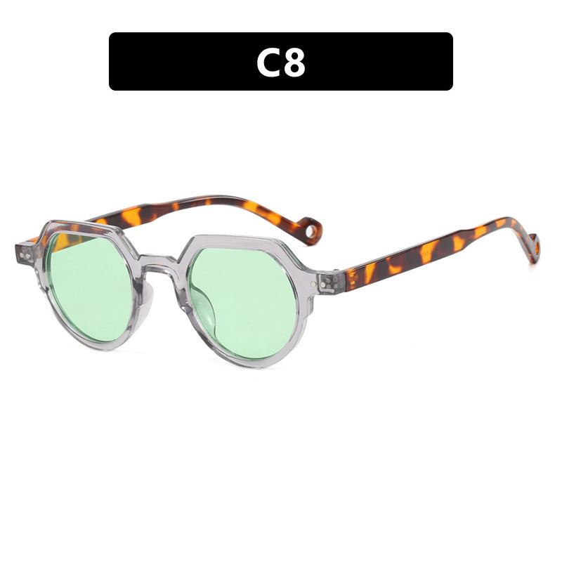 Women's geometric sunglasses with protective UV filter and sturdy frame Kalsten