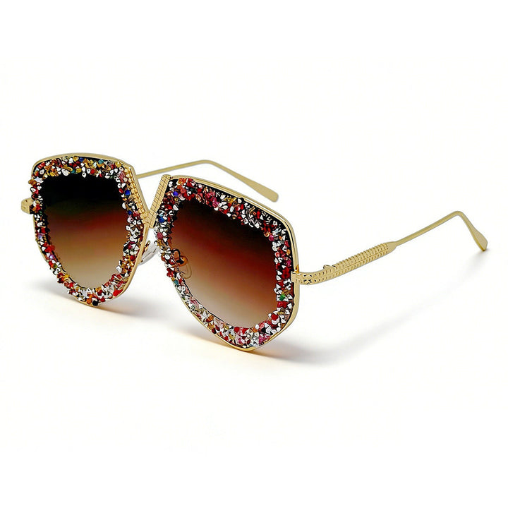 Ladies fashionable sunglasses with sparkling frame and elegant shape Kalsten