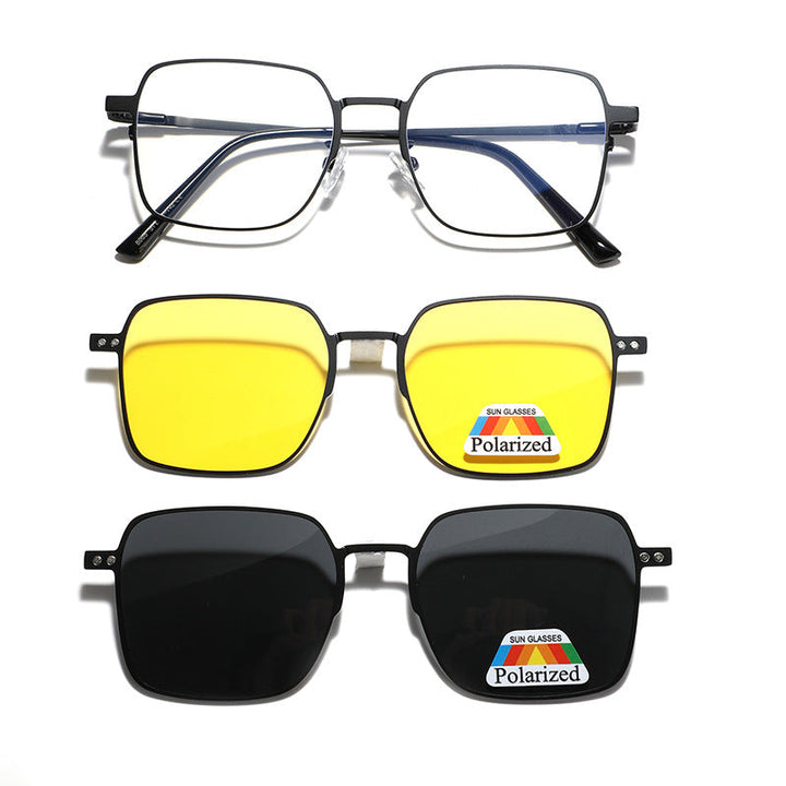 Women's versatile, fashionable sunglasses with interchangeable polarizing lenses Kalsten
