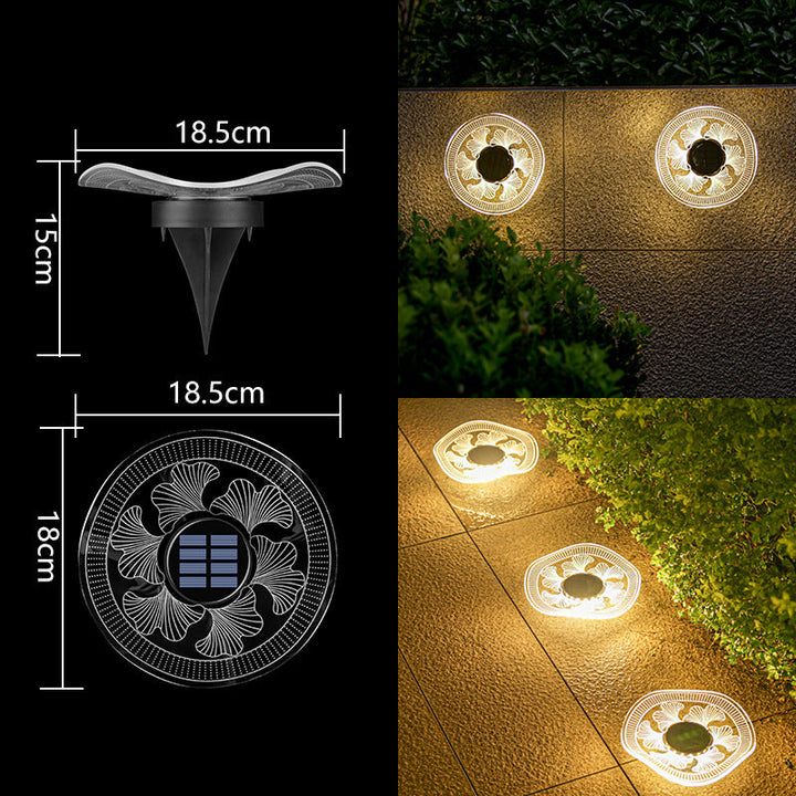 Decorative Solar Acrylic Petal Garden Stake LED Pathway Light Kalsten