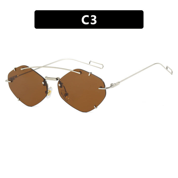 Women geometric sunglasses with ultra-light metal frame Kalsten
