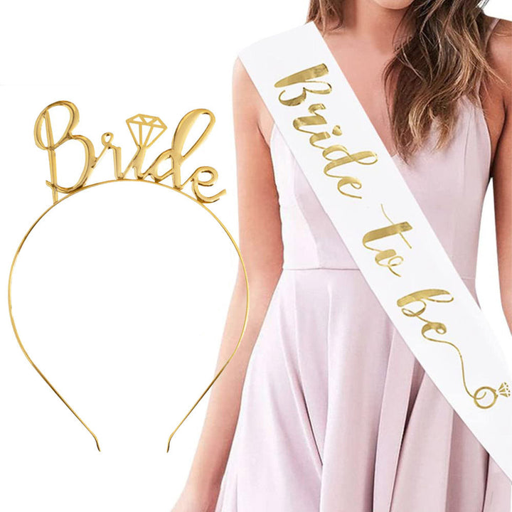 Women's Wedding Crown with Text Kalsten