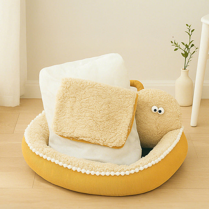Cozy Plush Cloud Dog Bed