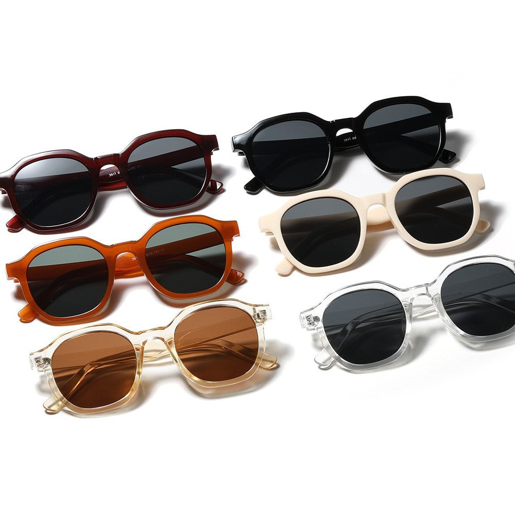 Women's stylish sunglasses with clear frame and polarized lenses Kalsten