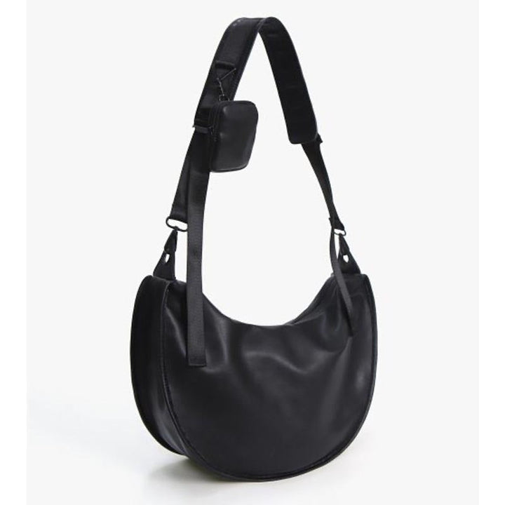 Elegant Shoulder Bag In Curved Shape Kalsten