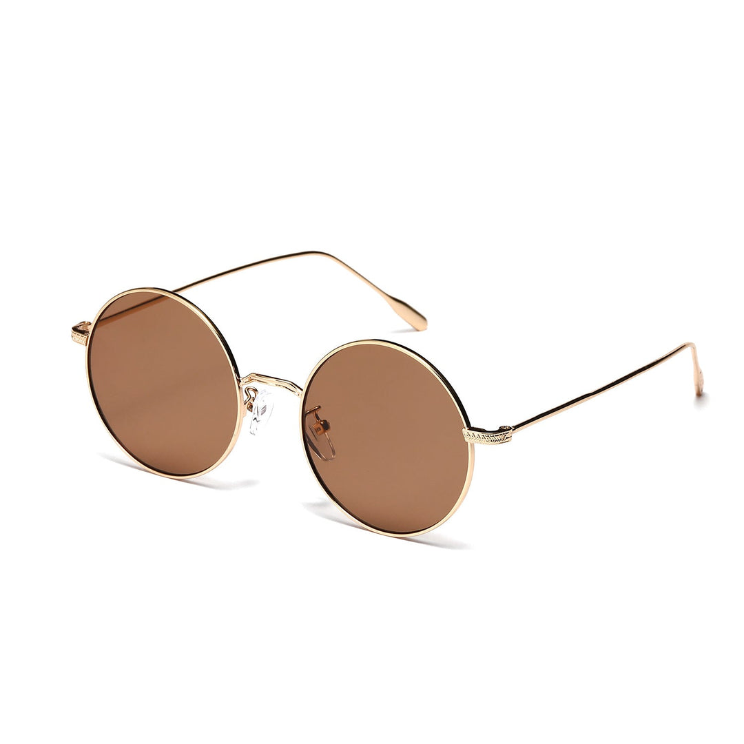 Women round fashionable sunglasses with glamorous frame Kalsten