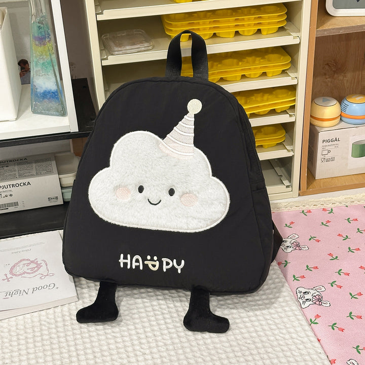 Plush Animal-Themed Backpack
