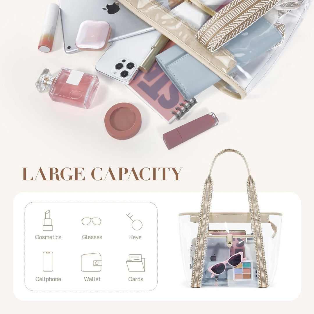 Fashionable Transparent Tote Bag Kalsten