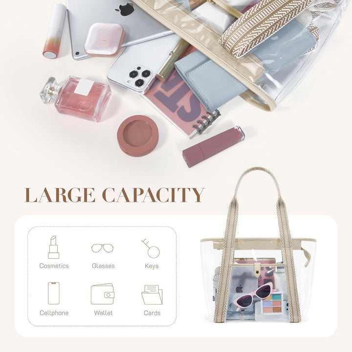 Fashionable Transparent Tote Bag Kalsten
