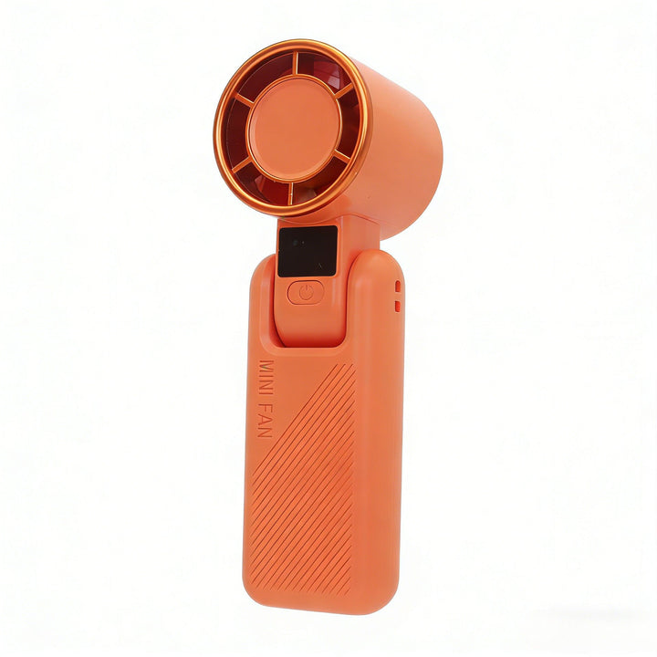 Women's Portable Mini Handheld Fan with USB Charging Function and Digital Display Kalsten