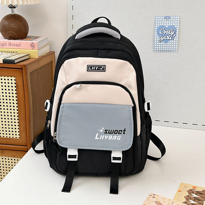 Multi-Pocket Casual School Backpack