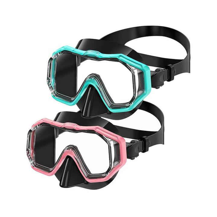 Diving mask with special field of vision and anti-fog technology Kalsten