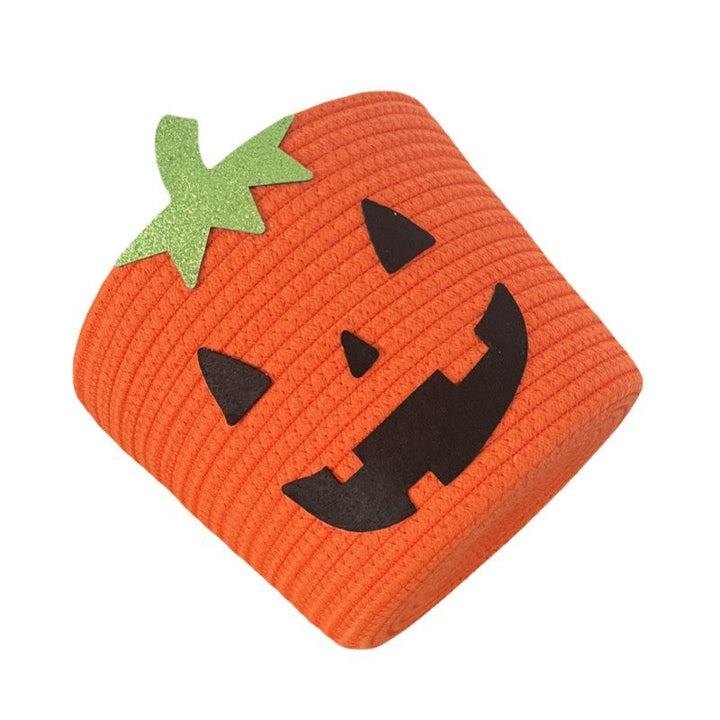 Women's Decorative Storage Basket in Pumpkin Design Kalsten