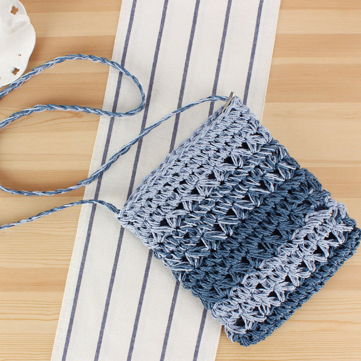 Handbag Made of Braided Natural Material with Unique Structure Design Kalsten