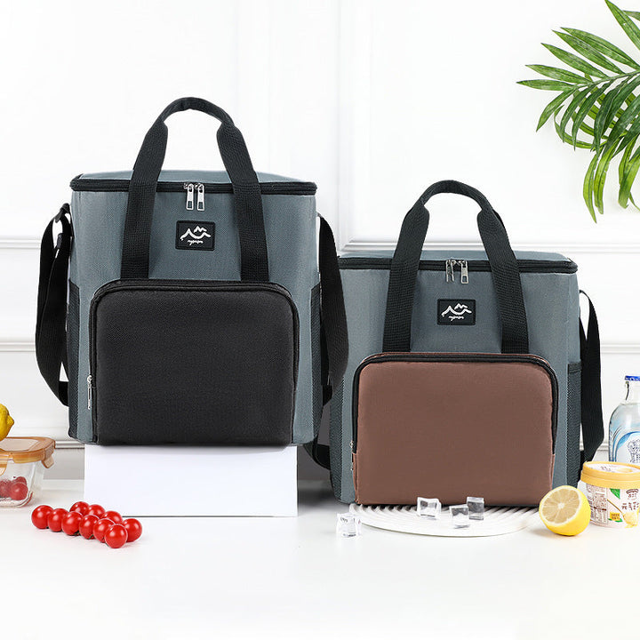 Women's insulated cooler bag with practical stowable carrying strap Kalsten
