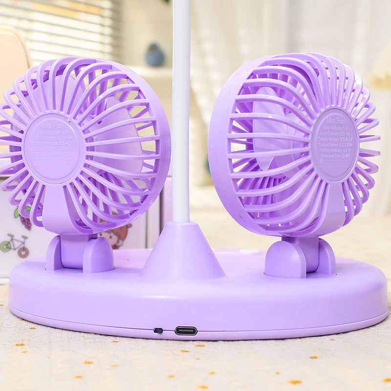 Ladies Multifunctional Table Lamp with Integrated Fans Kalsten