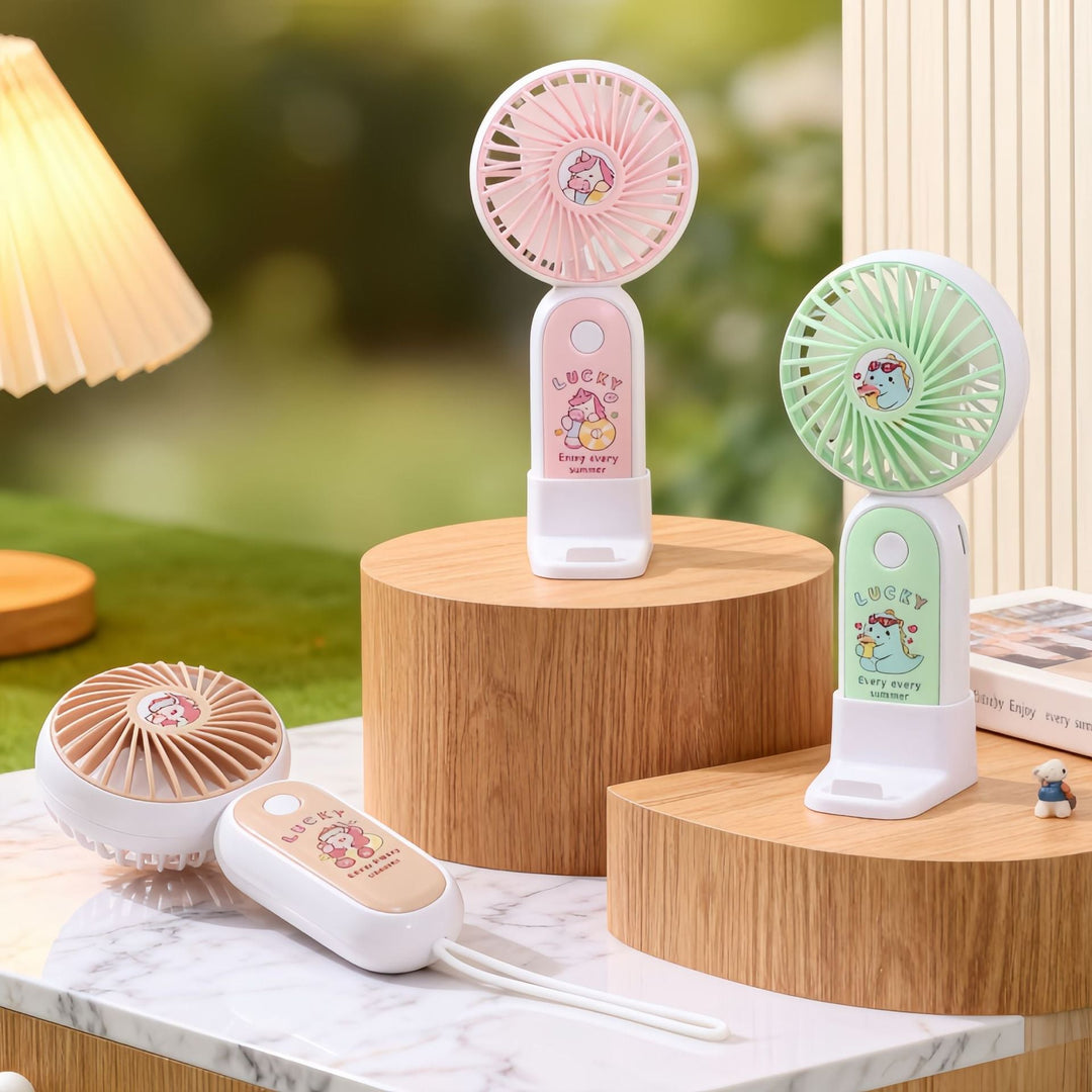 Women Portable Handheld Fan with Cute Design Kalsten