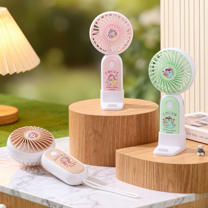 Women Portable Handheld Fan with Cute Design Kalsten