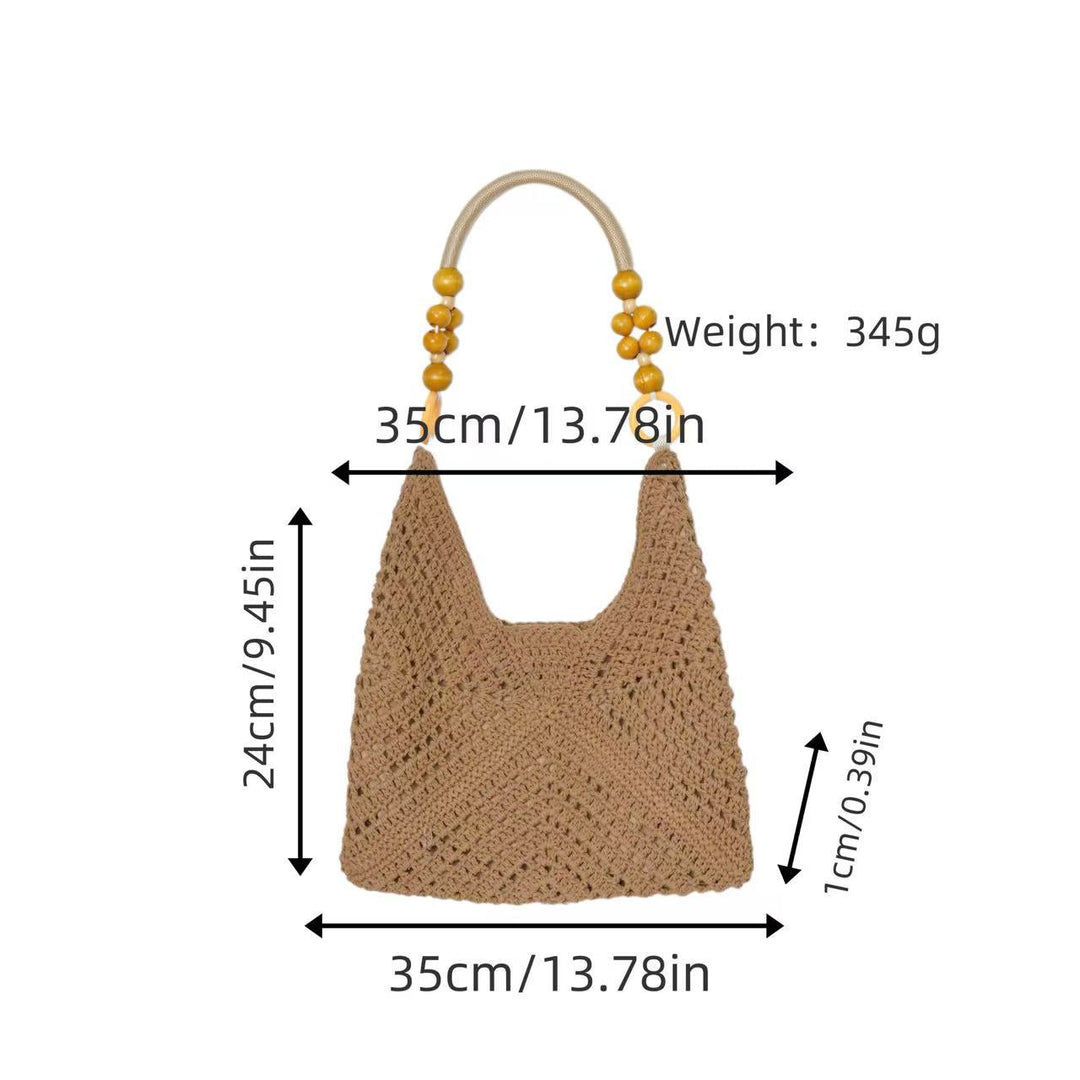 Handbag with Bohemian crochet look Kalsten