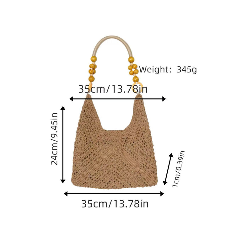 Handbag with Bohemian crochet look Kalsten