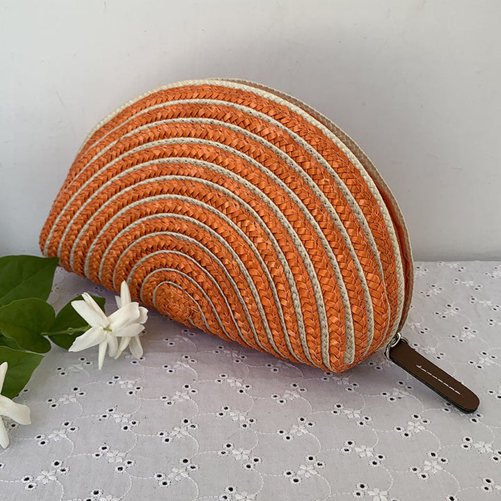 Cosmetic bag in elegant half-moon design Kalsten