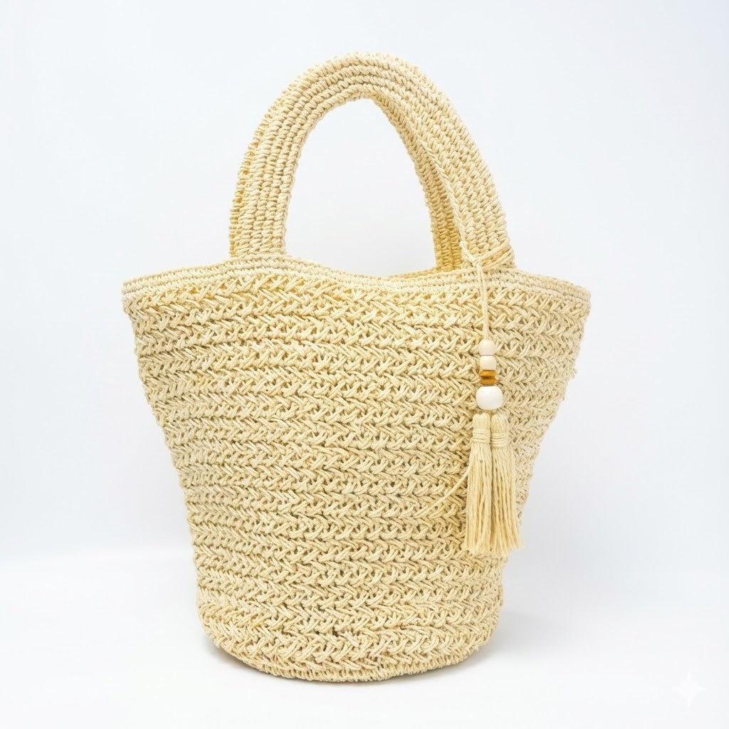 Basket bag with fine woven structure Kalsten