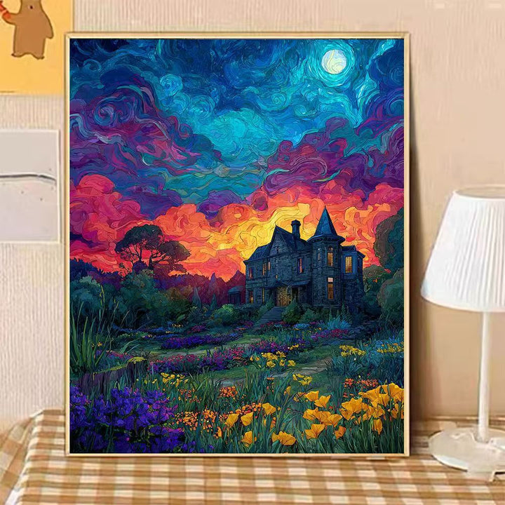 Dreamy Fantasy Landscape Wall Art Kalsten