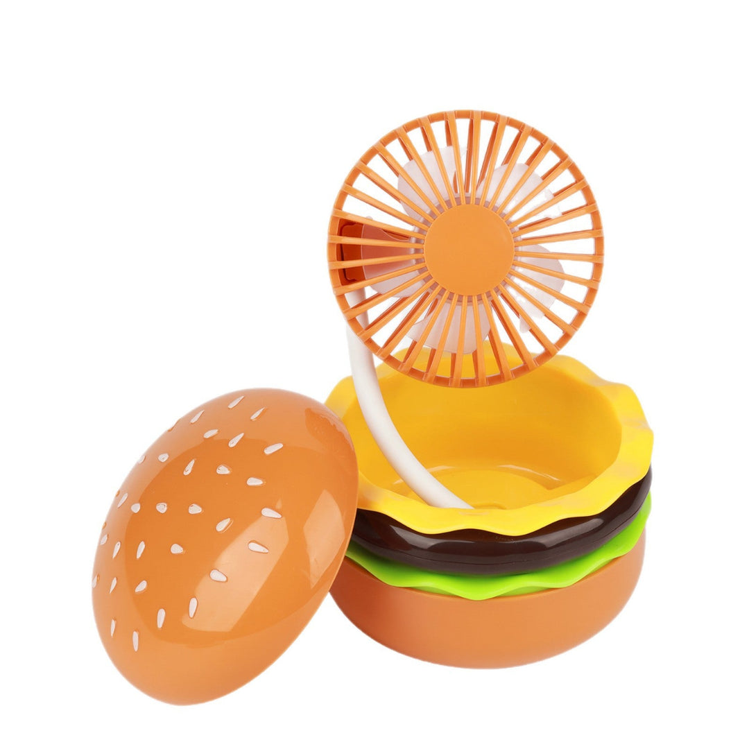 Ladies portable air circulator in Hamburger design Kalsten