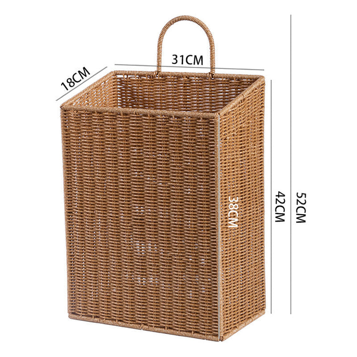 Unisex storage basket with practical carrying handle Kalsten