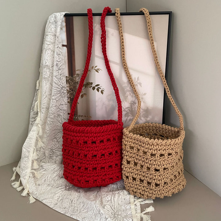 Macrame Handbag in Boho Style Kalsten