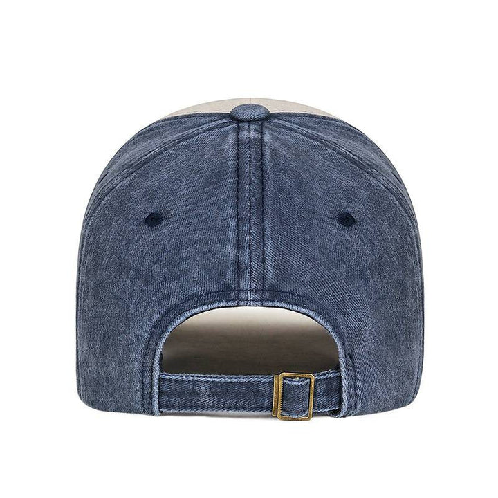 Men's Vintage-Inspired Embroidered Wolf Cap Kalsten